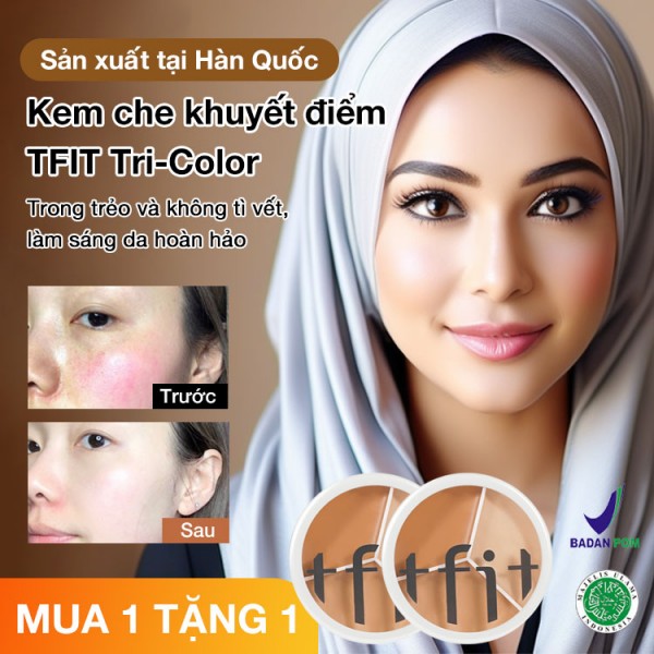 Korea TFIT Tri-color Concealer..