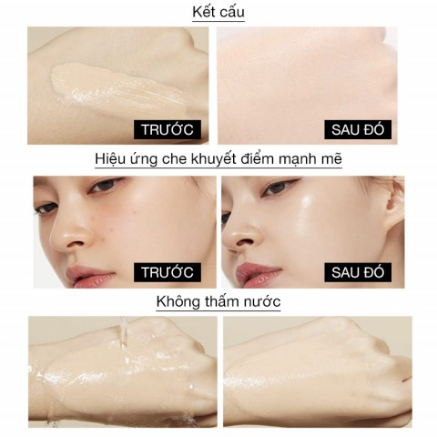 Kem che khuyết điểm dưỡng ẩm BB cream nhỏ dạng nấm
